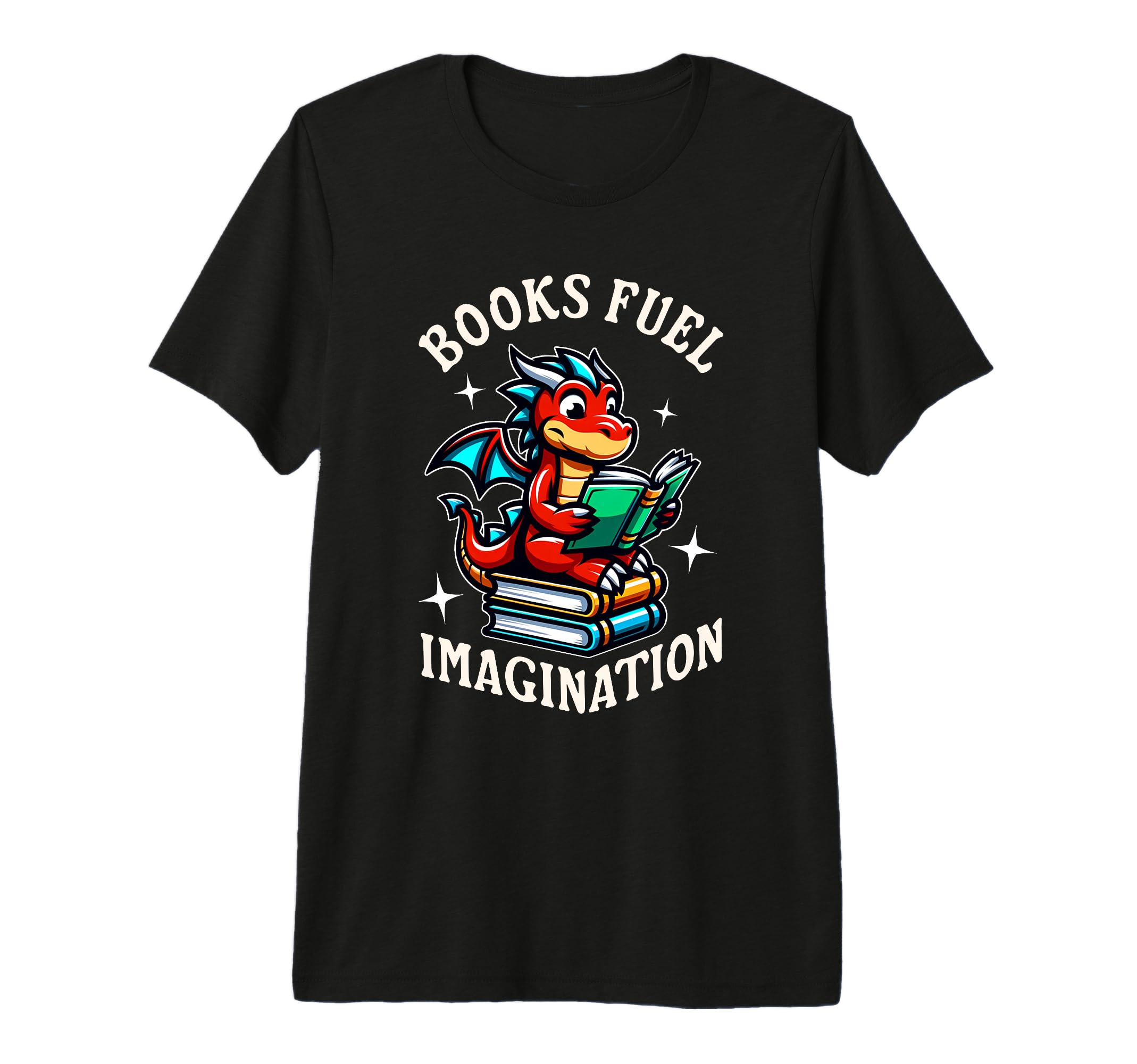 Dragon Reading Bookworm Book Tri Blend T-Shirt - Streetwear Style Unisex - T-Shirt, Sweatshirt, Hoodie