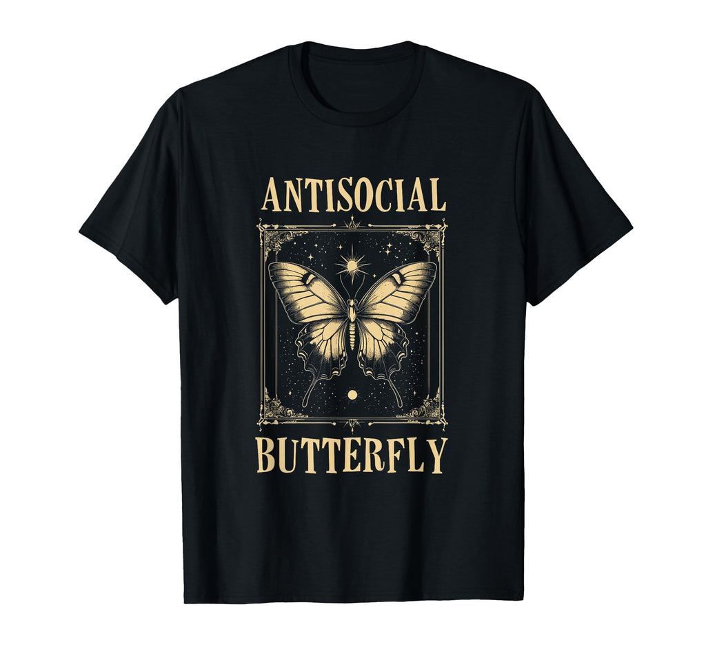 Antisocial Butterfly Gift T-Shirt - Streetwear Style for Adults - T-Shirt, Sweatshirt, Hoodie