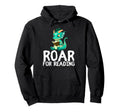 Dragon Reading Book Worm Nerd School Read Hoodie - Novelty Apparel Unisex - T-Shirt, Sweatshirt, Hoodie