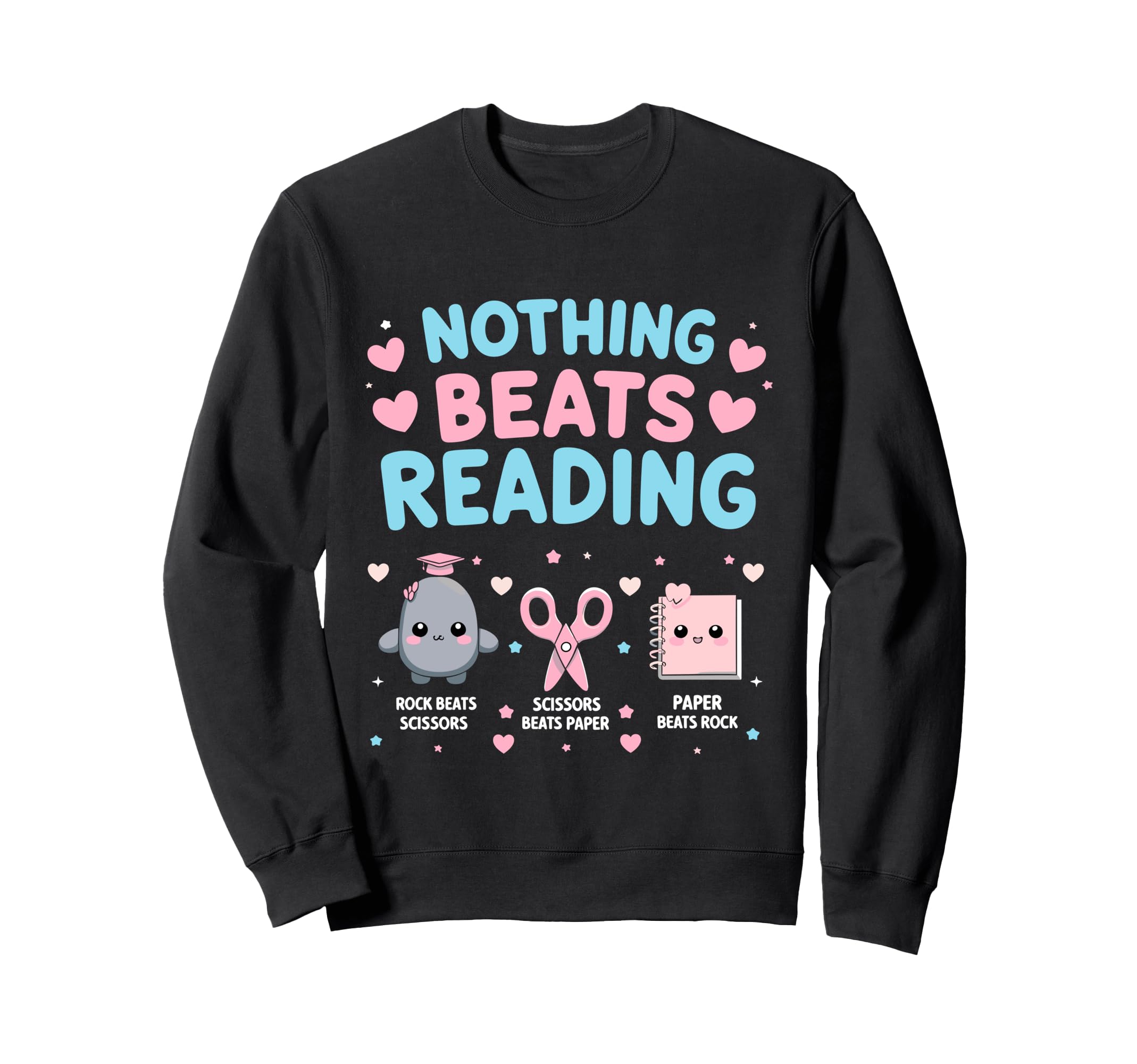 Nothing Beats Reading Rock Sweatshirt - Casual Everyday Wear Men Women - T-Shirt, Sweatshirt, Hoodie