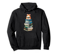 Hamster Reading Book Love Book Kawaii Hoodie - Trendy Graphic Men Women - T-Shirt, Sweatshirt, Hoodie