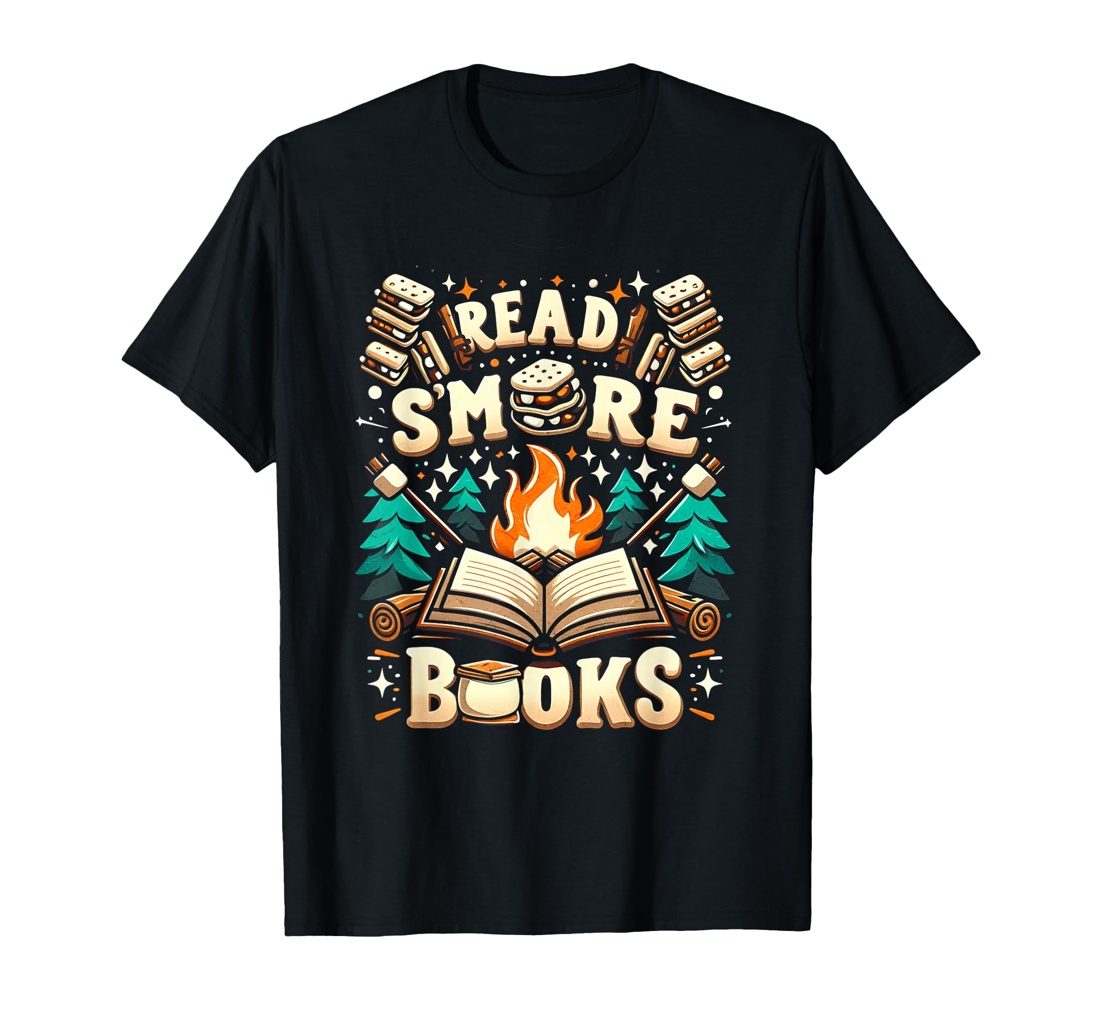 Read More Books Camping Outdoors T-Shirt - Fun Novelty Design Unisex - T-Shirt, Sweatshirt, Hoodie