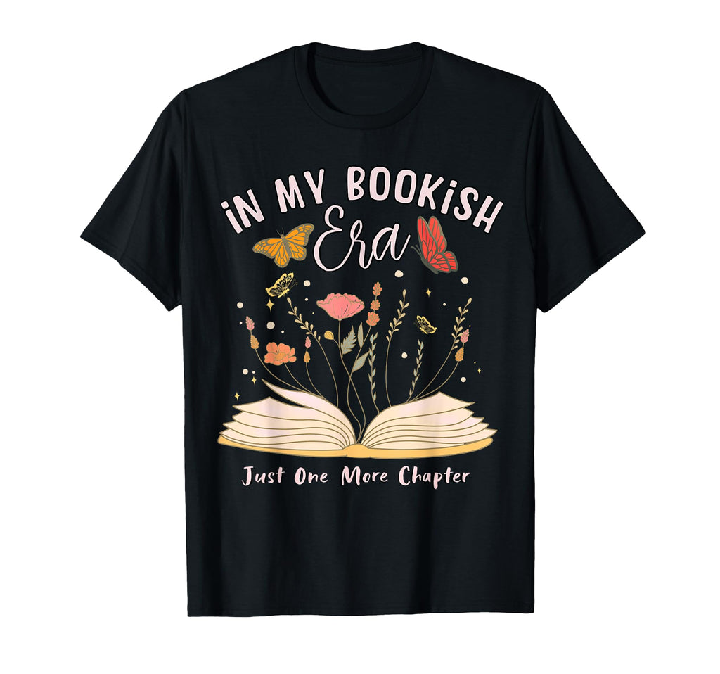 My Bookish Era Book Lover Open Book And T-Shirt - Custom Art Print Unisex - T-Shirt, Sweatshirt, Hoodie