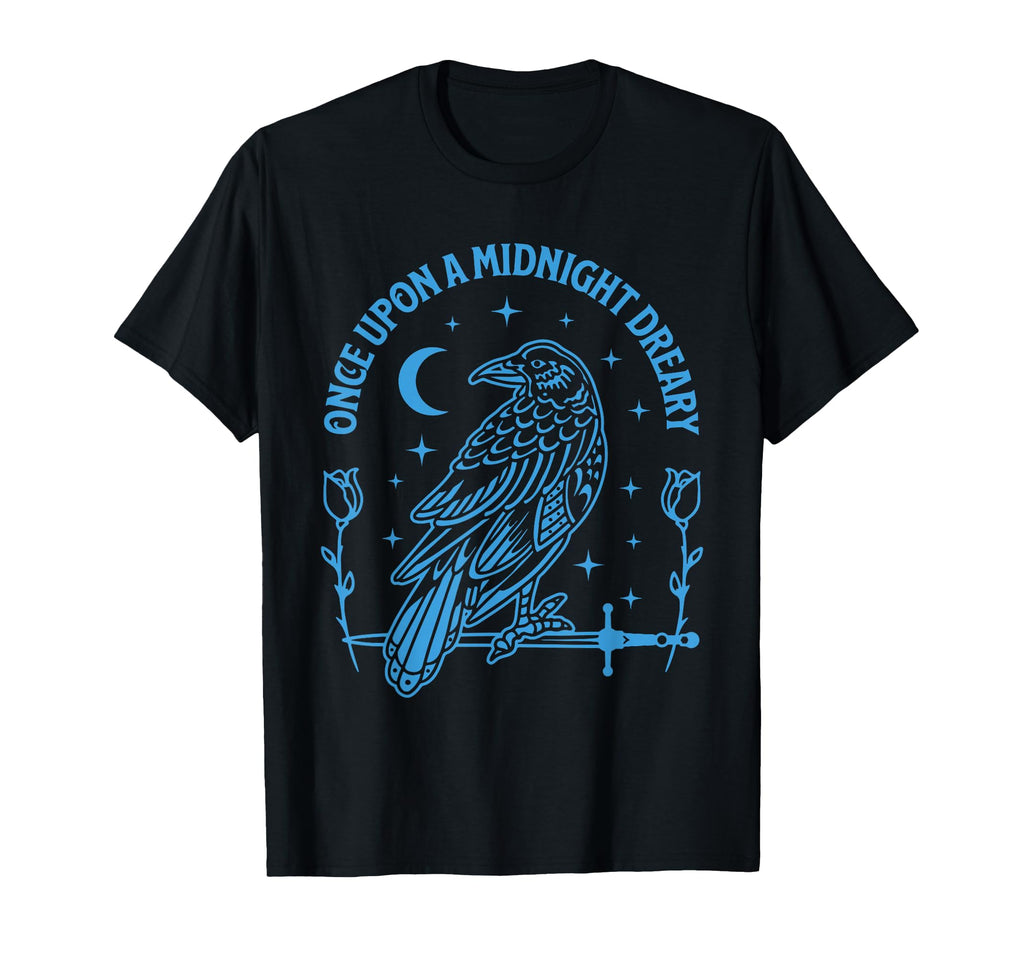 Raven Edgar Allan Poe T-Shirt - Graphic Print Men Women - T-Shirt, Sweatshirt, Hoodie