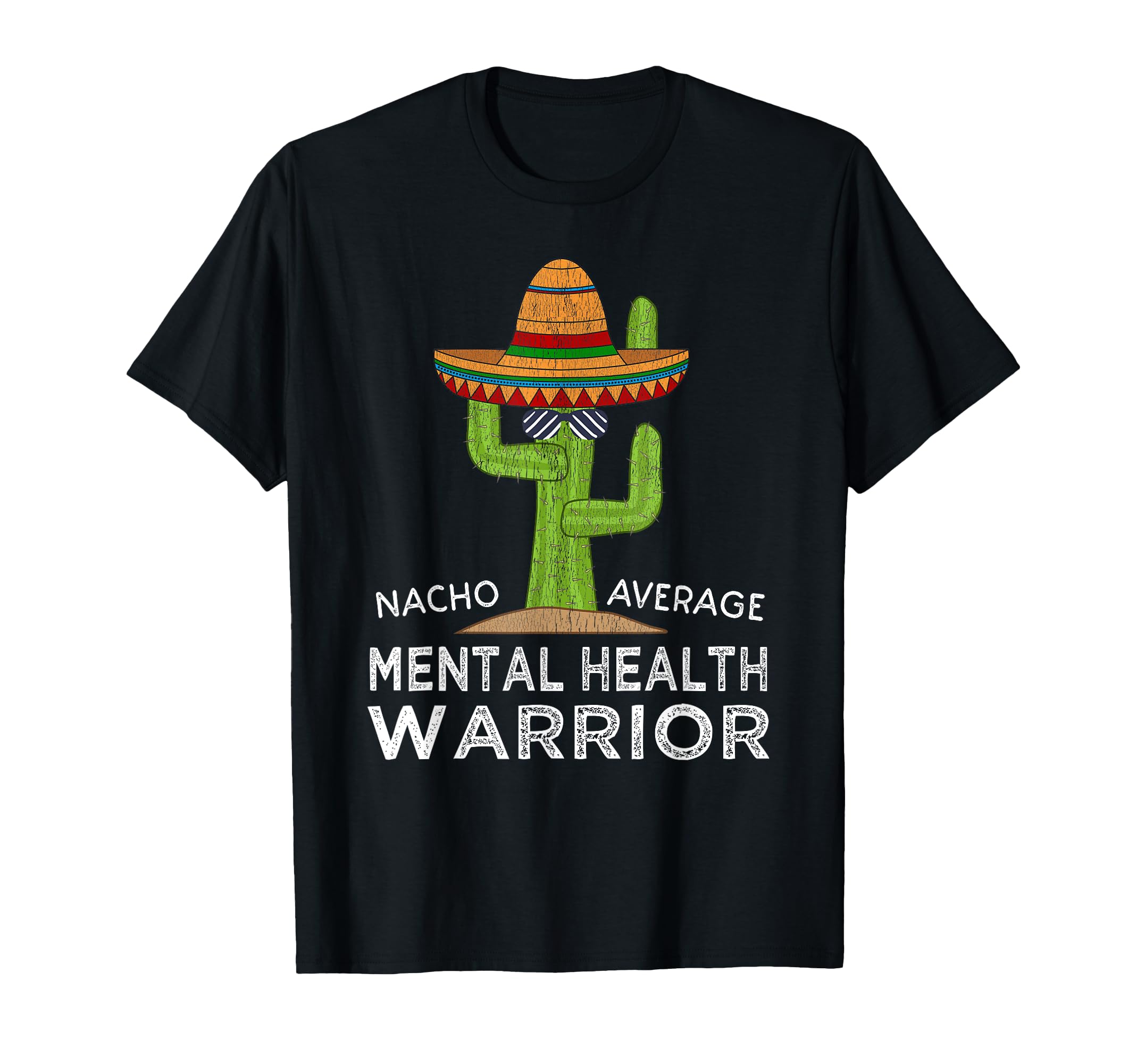 Funny Awareness Mental Health Warrior T-Shirt - Graphic Print Men Women - T-Shirt, Sweatshirt, Hoodie