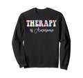 Therapy Is Awesome Self Care Mental Sweatshirt - Unique Graphic Unisex - T-Shirt, Sweatshirt, Hoodie