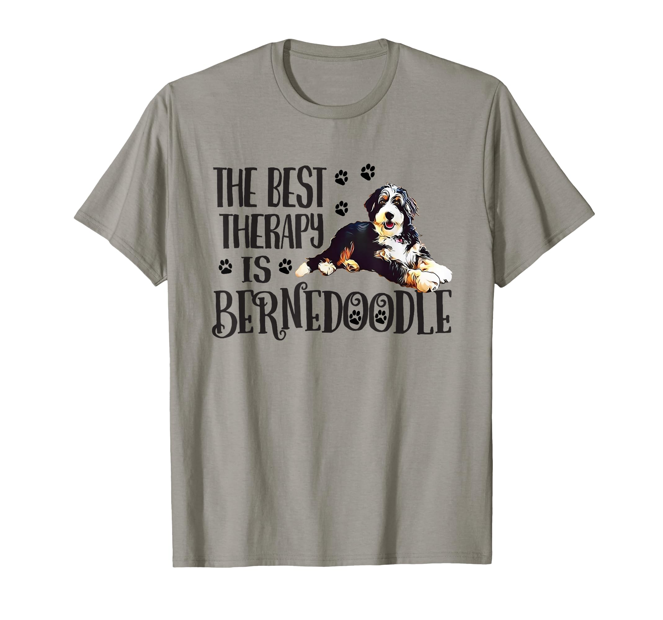 Mens Womens Best Therapy Bernedoodle T-Shirt - Aesthetic Graphic Unisex - T-Shirt, Sweatshirt, Hoodie