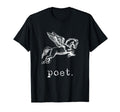 Pegasus Poetry Poets And Poetry T-Shirt - Minimalist Print Men Women - T-Shirt, Sweatshirt, Hoodie