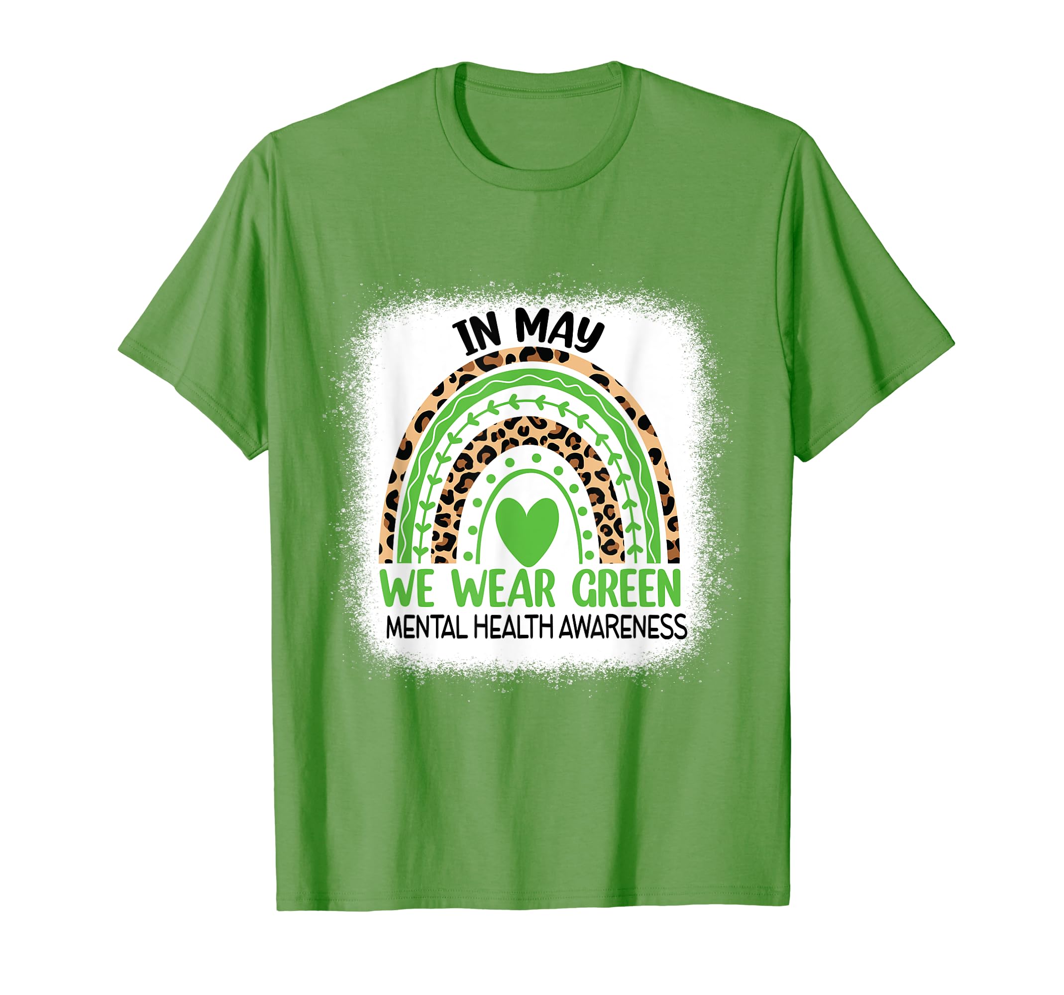 Rainbow May I Wear Green Mental Health T-Shirt - Graphic Print for Adults - T-Shirt, Sweatshirt, Hoodie