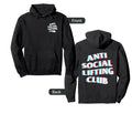 Anti Social Lifting Club Focus Trippy Hoodie - Custom Art Print for Adults - T-Shirt, Sweatshirt, Hoodie