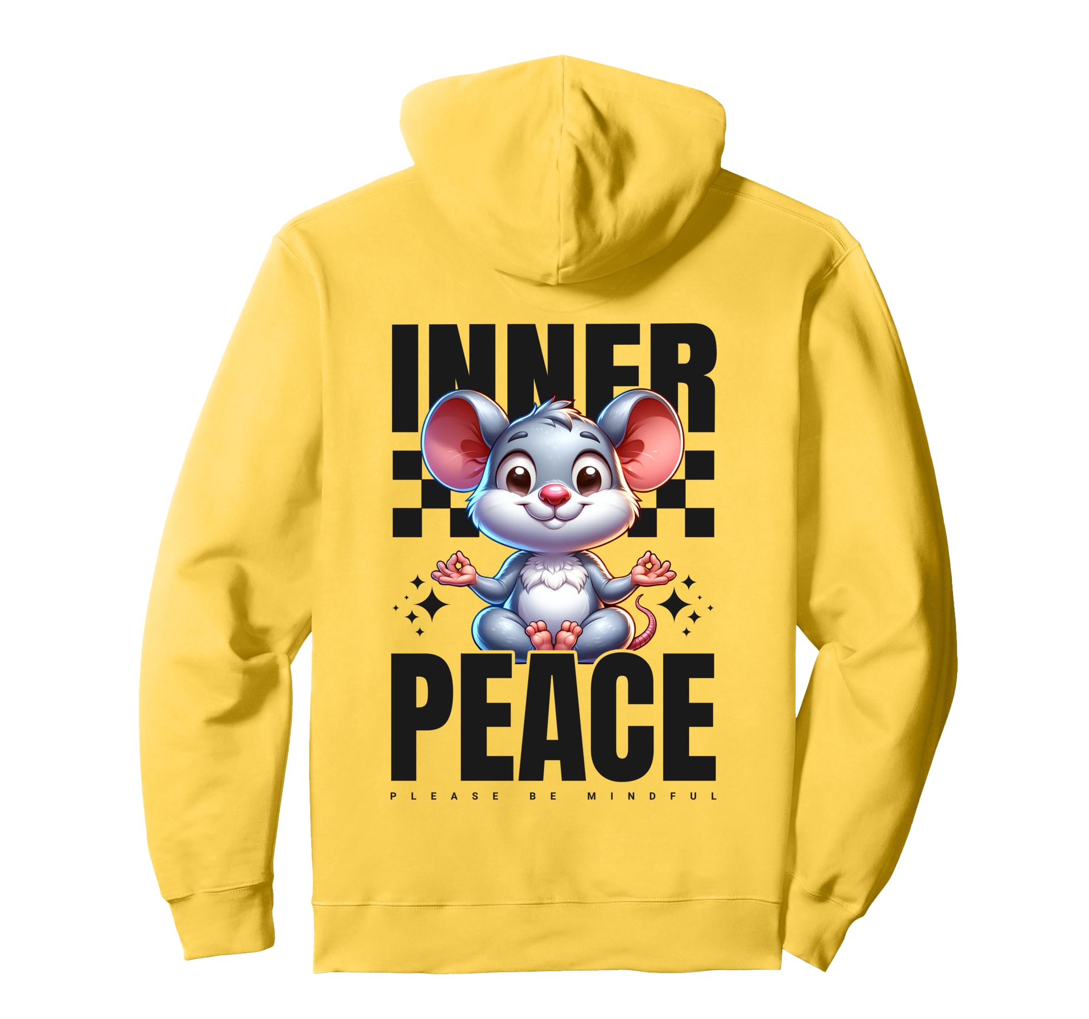 Inner Peace Meditation Zen Yoga Pose Hoodie - Aesthetic Graphic for Adults - T-Shirt, Sweatshirt, Hoodie