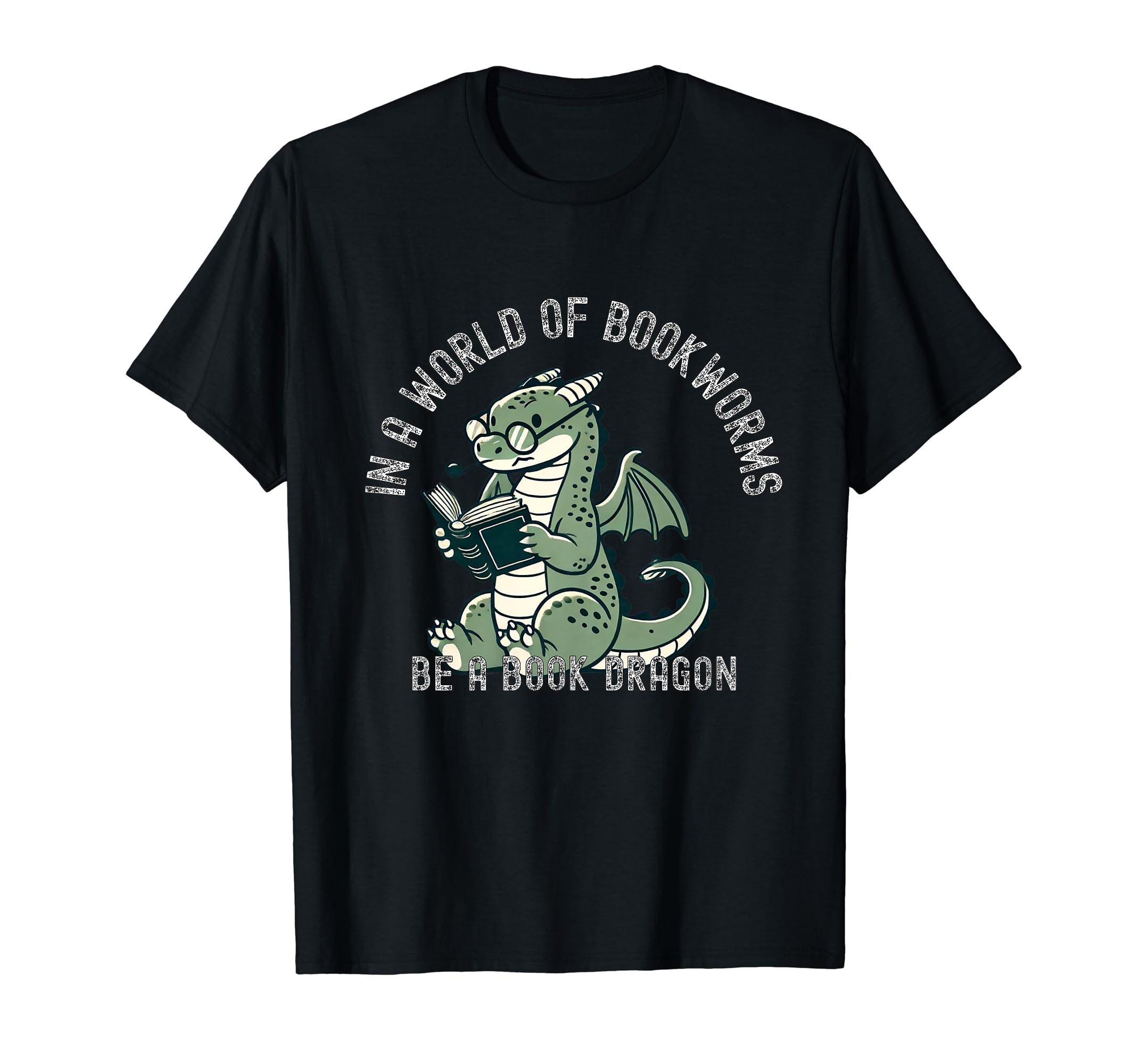 Dragon World Bookworms Be Book Dragon T-Shirt - Custom Art Print Men Women - T-Shirt, Sweatshirt, Hoodie