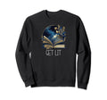 Lets Get Lit Book Get Lost Sweatshirt - Casual Everyday Wear Men Women - T-Shirt, Sweatshirt, Hoodie