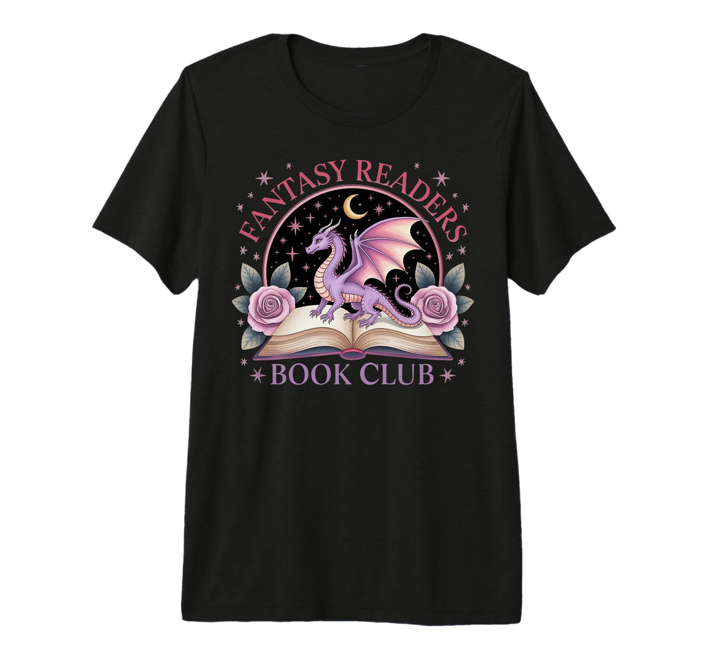 Fantasy Readers Dragon Book Lover Tri T-Shirt - Novelty Apparel Unisex - T-Shirt, Sweatshirt, Hoodie
