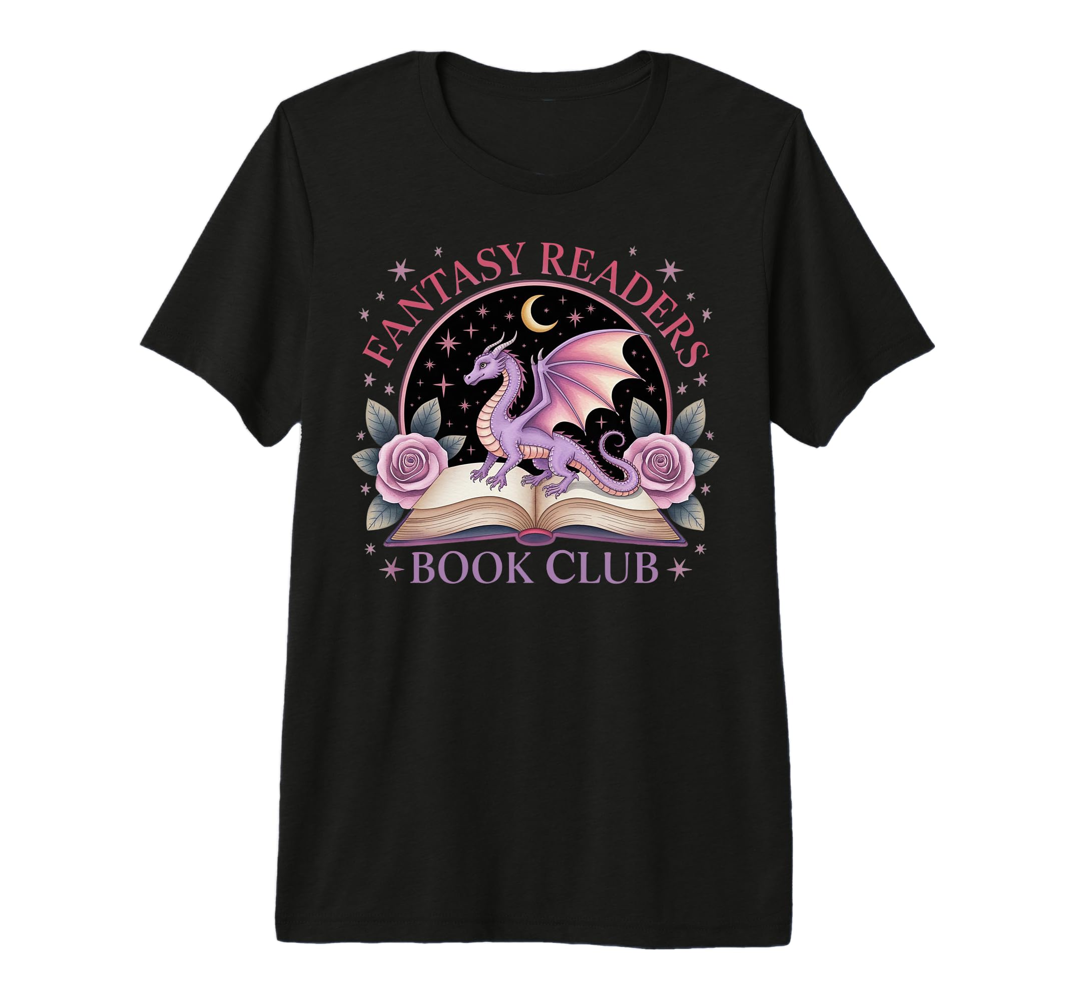 Fantasy Readers Dragon Book Lover Tri T-Shirt - Novelty Apparel Unisex - T-Shirt, Sweatshirt, Hoodie