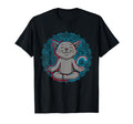 Zen Cat Meditation Mandala Art T-Shirt - Streetwear Style Unisex - T-Shirt, Sweatshirt, Hoodie