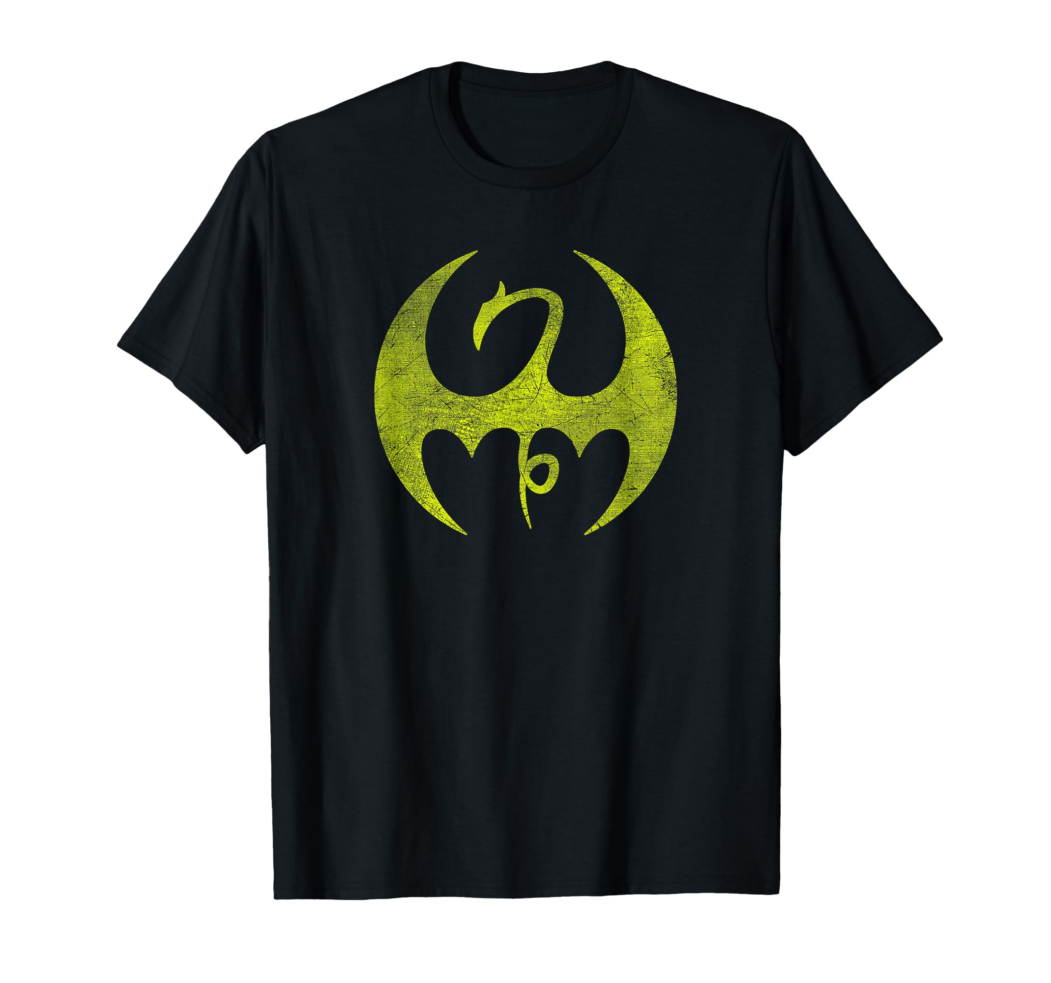Marvel Iron Fist Distressed Dragon T-Shirt - Novelty Apparel for Adults - T-Shirt, Sweatshirt, Hoodie