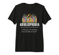 Abibliophobia Definition Book Reader T-Shirt - Trendy Graphic Men Women - T-Shirt, Sweatshirt, Hoodie