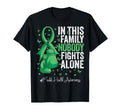 Green Ribbon Survivor Fighter T-Shirt - Fun Novelty Design for Adults - T-Shirt, Sweatshirt, Hoodie
