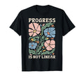 Progress Is Not Linear Sped Teacher T-Shirt - Novelty Apparel for Adults - T-Shirt, Sweatshirt, Hoodie