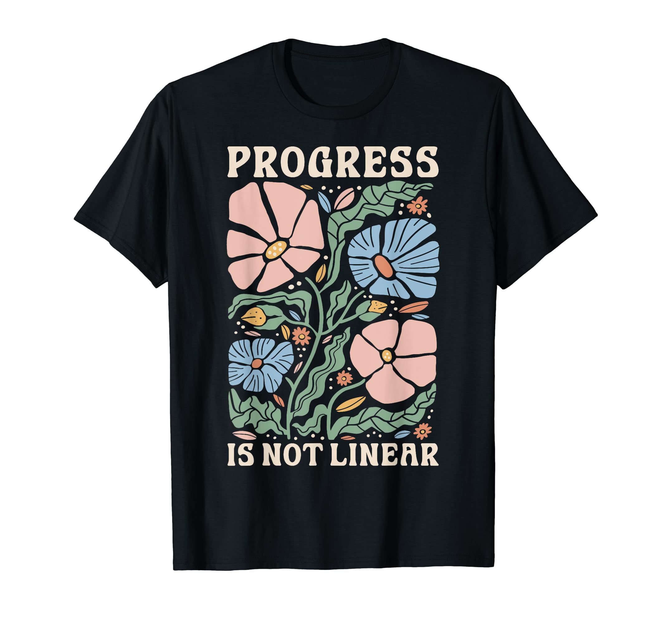 Progress Is Not Linear Sped Teacher T-Shirt - Novelty Apparel for Adults - T-Shirt, Sweatshirt, Hoodie