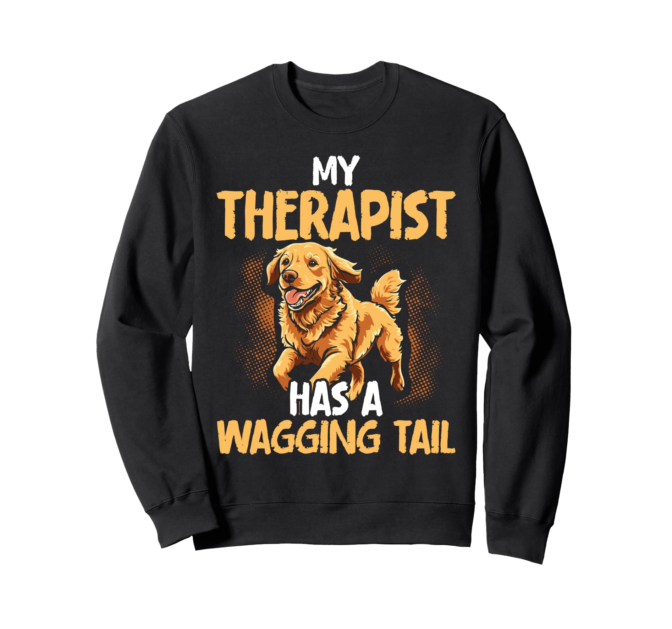 Retriever Therapy Service Dog Sweatshirt - Minimalist Print Men Women - T-Shirt, Sweatshirt, Hoodie