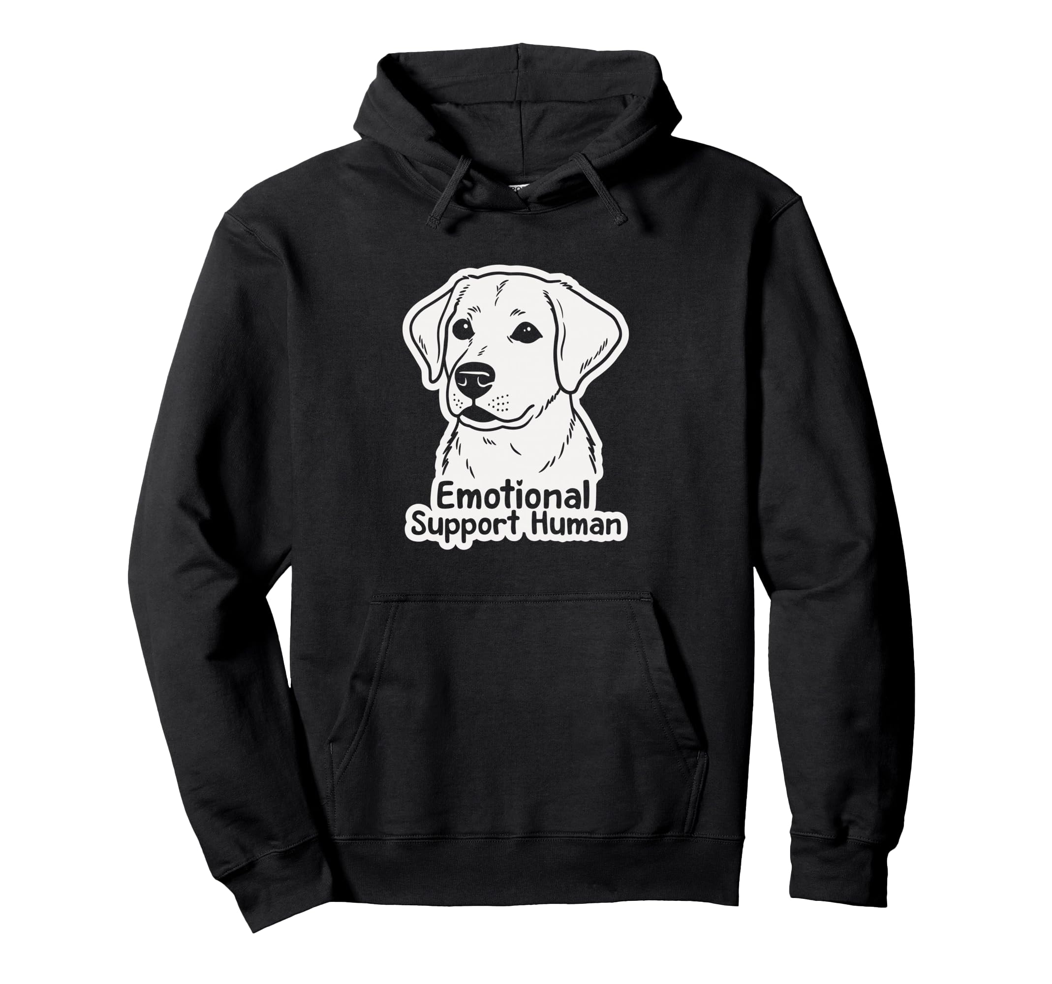 Emotional Support Human Dog Lover Hoodie - Streetwear Style for Adults - T-Shirt, Sweatshirt, Hoodie