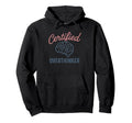 Certified Overthinker Brain Image Hoodie - Fun Novelty Design for Adults - T-Shirt, Sweatshirt, Hoodie