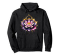 Lotus Flower Yoga Meditation Spiritual Hoodie - Trendy Graphic Unisex - T-Shirt, Sweatshirt, Hoodie