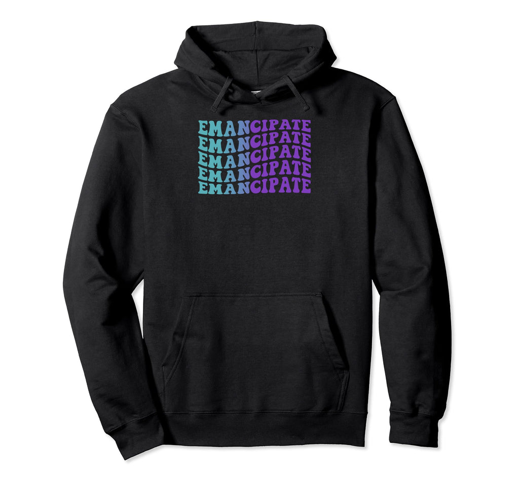 Emancipate Mental Health Awareness Hoodie - Minimalist Print Men Women - T-Shirt, Sweatshirt, Hoodie