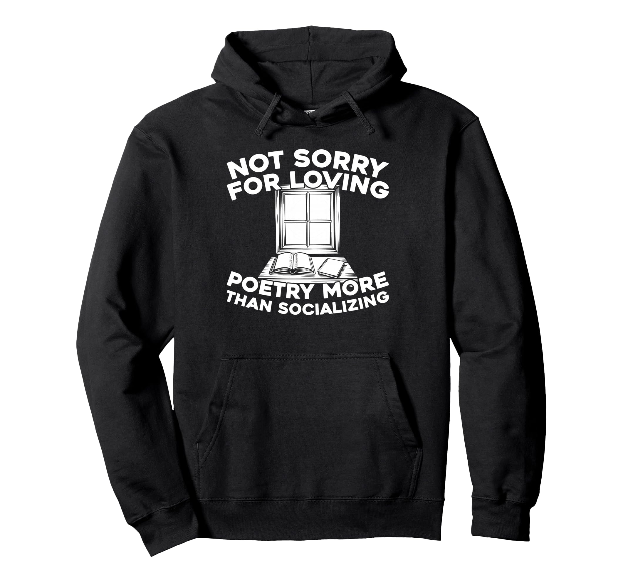 Poetry Literature Creative Writing Verses Hoodie - Graphic Print Unisex - T-Shirt, Sweatshirt, Hoodie