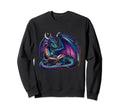 Dragon Reading Book Books Sweatshirt - Casual Everyday Wear Unisex - T-Shirt, Sweatshirt, Hoodie