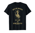 Hold Partner Im Overstimulated Funny T-Shirt - Minimalist Print for Adults - T-Shirt, Sweatshirt, Hoodie