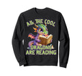 All Dragons Are Reading Dragon Sweatshirt - Aesthetic Graphic Men Women - T-Shirt, Sweatshirt, Hoodie