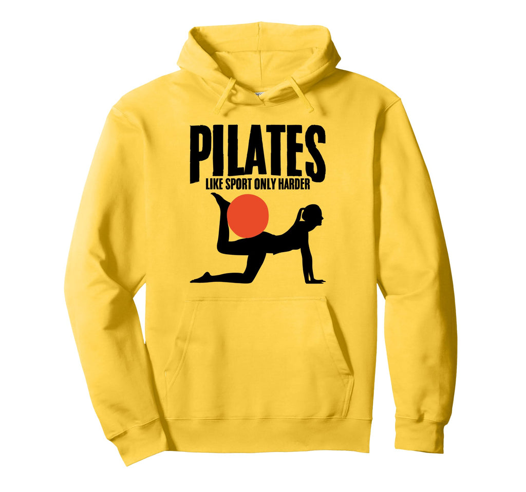 Pilates Workout Training Exercise Hoodie - Novelty Apparel for Adults - T-Shirt, Sweatshirt, Hoodie