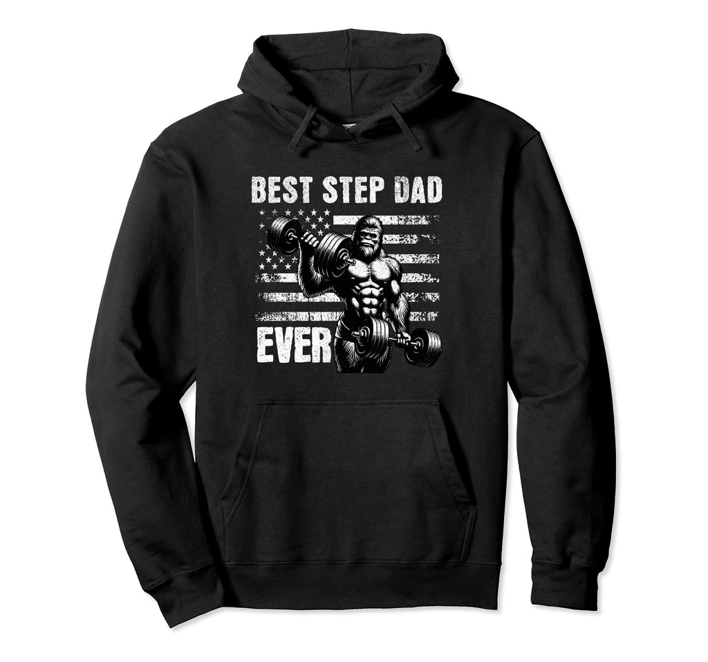 Best Step Dad Ever Fathers Day Hoodie - Casual Everyday Wear for Adults - T-Shirt, Sweatshirt, Hoodie
