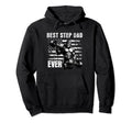 Best Step Dad Ever Fathers Day Hoodie - Casual Everyday Wear for Adults - T-Shirt, Sweatshirt, Hoodie