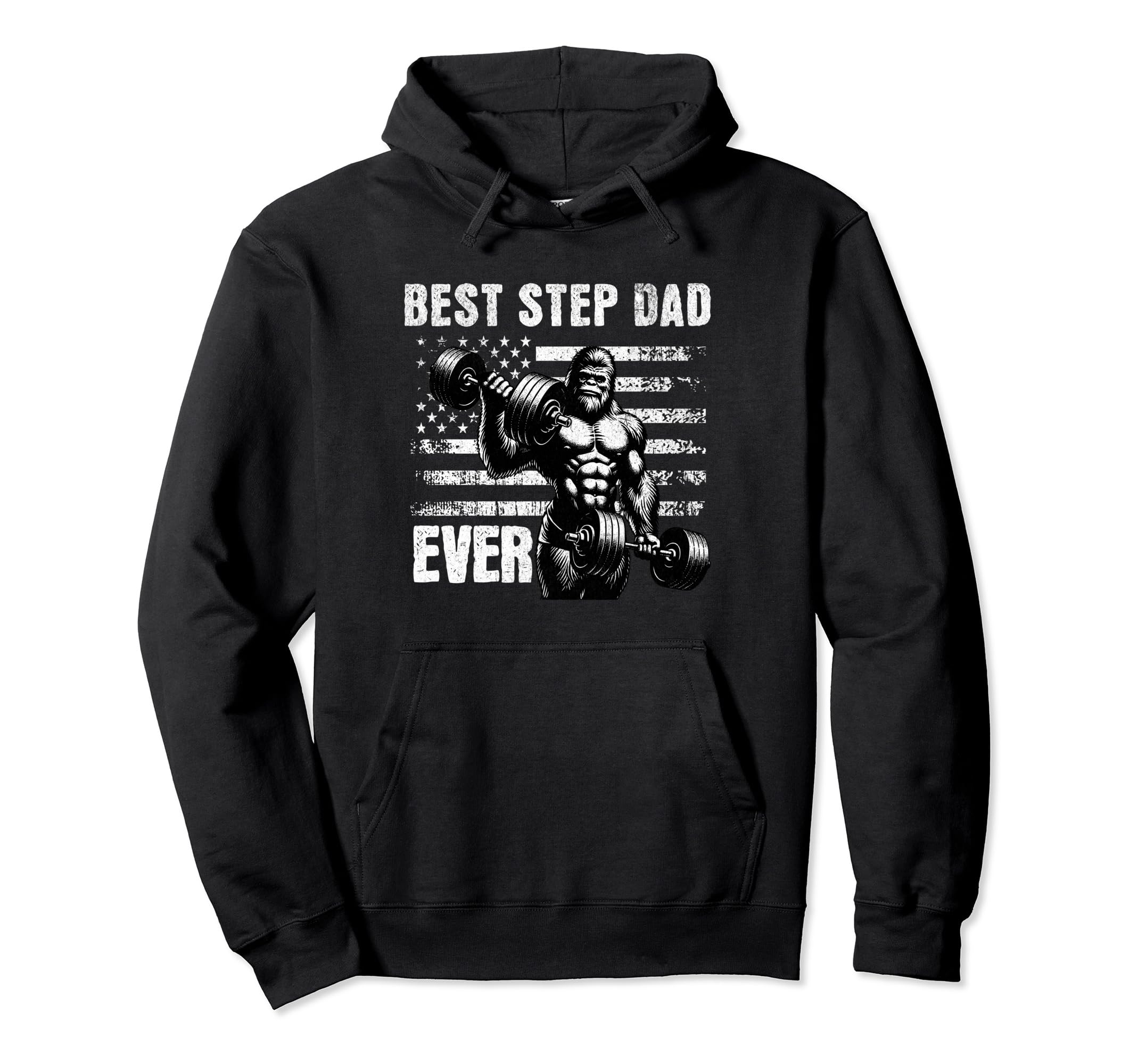 Best Step Dad Ever Fathers Day Hoodie - Casual Everyday Wear for Adults - T-Shirt, Sweatshirt, Hoodie