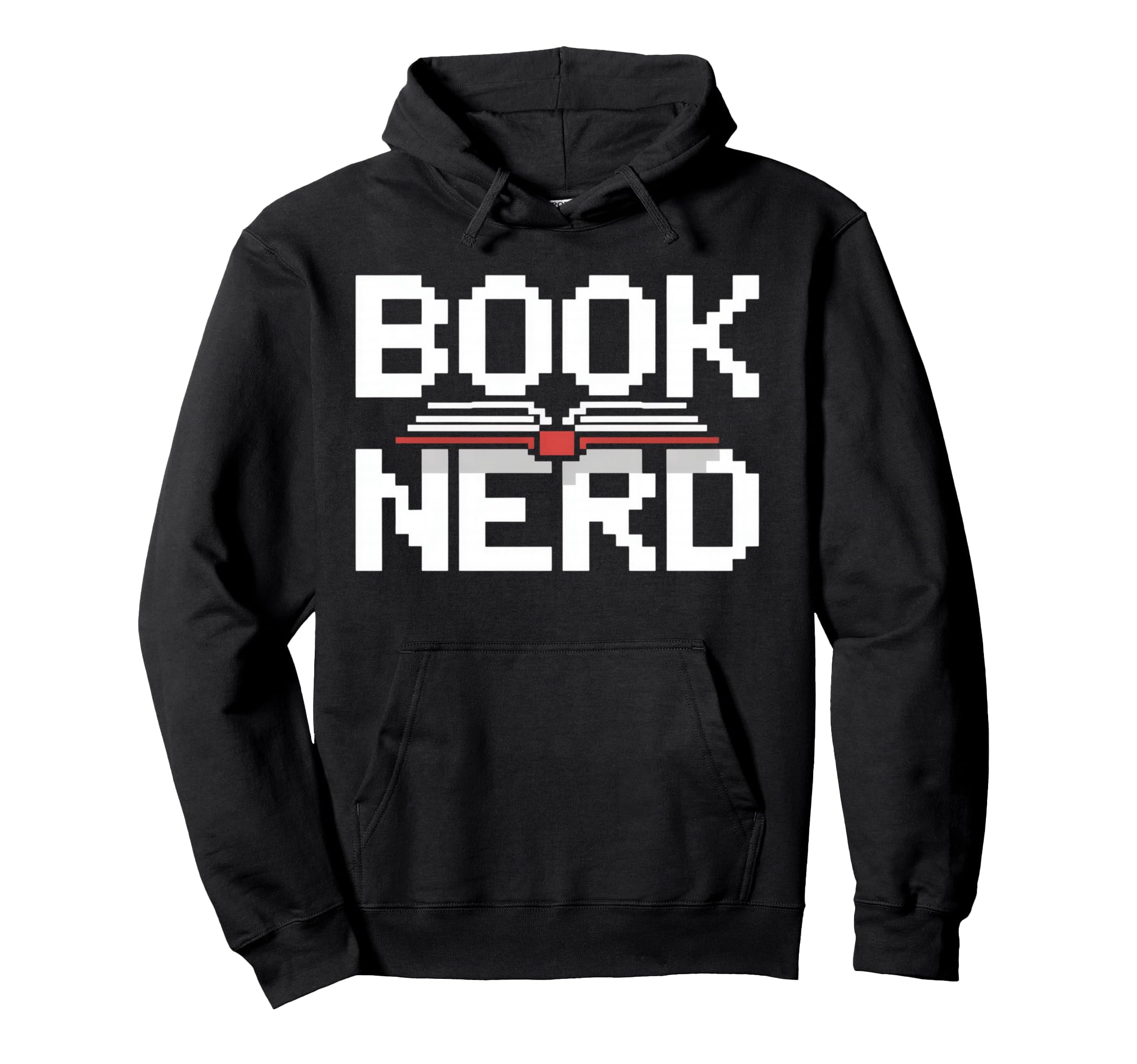 Book Nerd Pixel Reading Aesthetic Hoodie - Streetwear Style Unisex - T-Shirt, Sweatshirt, Hoodie