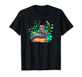Otters Reading Nook Books Coffee T-Shirt - Fun Novelty Design for Adults - T-Shirt, Sweatshirt, Hoodie
