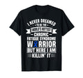 Funny Chronic Fatigue Syndrome Warrior T-Shirt - Graphic Print Men Women - T-Shirt, Sweatshirt, Hoodie