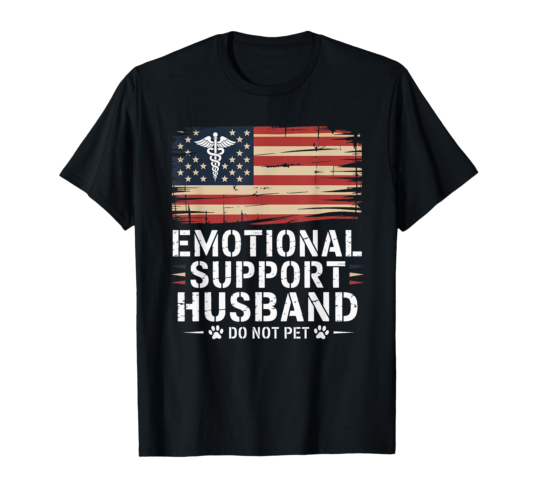 Funny Emotional Support Husband Do Not T-Shirt - Minimalist Print Unisex - T-Shirt, Sweatshirt, Hoodie