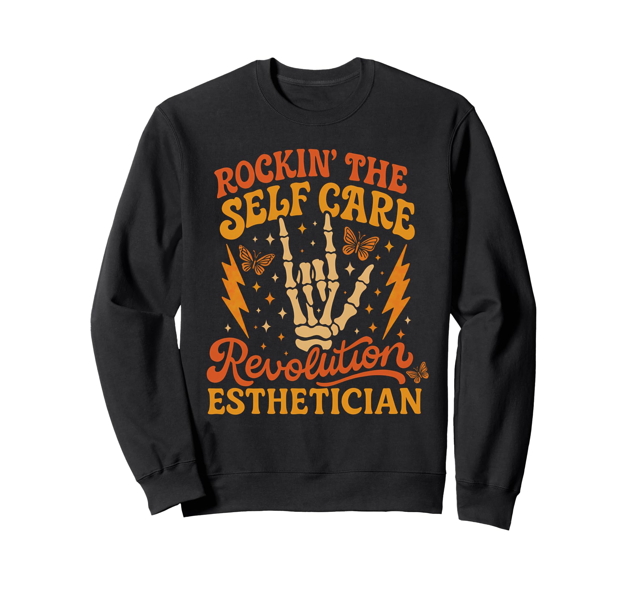 Skincare Babe Rockin Self Care Sweatshirt - Custom Art Print Unisex - T-Shirt, Sweatshirt, Hoodie