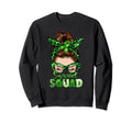 Mental Health Support Squad Messy Bun Sweatshirt - Graphic Print Unisex - T-Shirt, Sweatshirt, Hoodie
