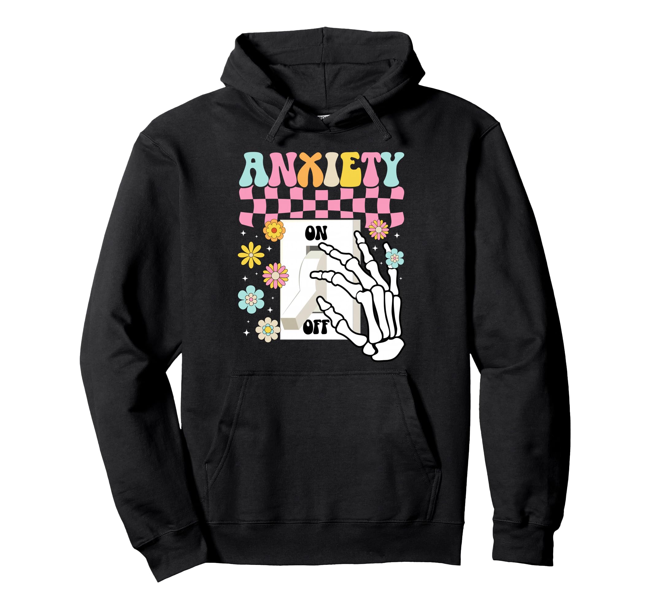 Anxiety Mental Health Awareness Hoodie - Casual Everyday Wear Unisex - T-Shirt, Sweatshirt, Hoodie