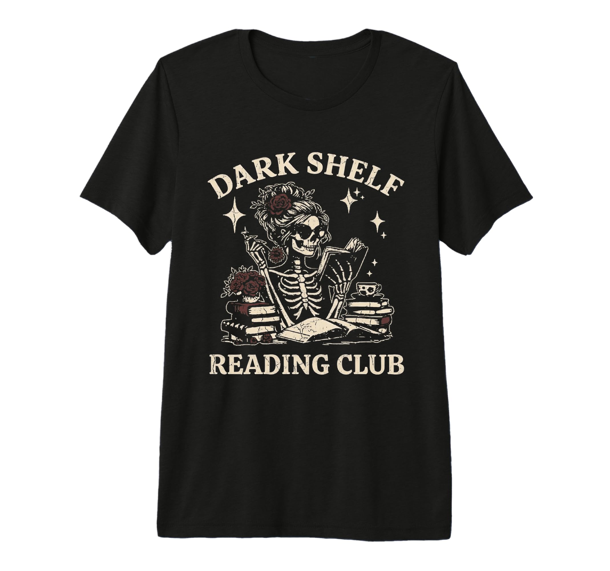 Dark Shelf Reading Club Dark Romance T-Shirt - Casual Everyday Wear Unisex - T-Shirt, Sweatshirt, Hoodie