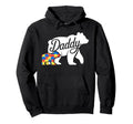 Father Autism Dad Autistic Child Daddy Hoodie - Minimalist Print for Adults - T-Shirt, Sweatshirt, Hoodie