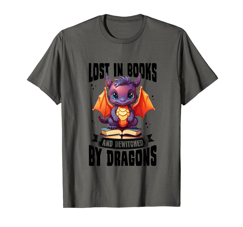 Mythology Fantasy Book Lover Dragon T-Shirt - Streetwear Style Men Women - T-Shirt, Sweatshirt, Hoodie