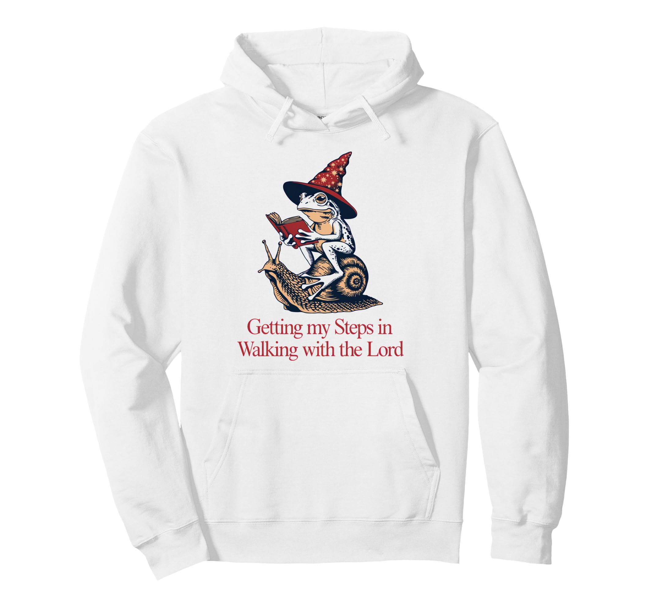 Getting My Steps Walking Lord Frog Hoodie - Trendy Graphic Men Women - T-Shirt, Sweatshirt, Hoodie