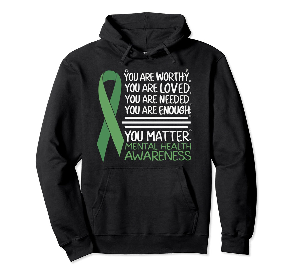 Suicide Awareness Depression Anxiety Hoodie - Novelty Apparel Men Women - T-Shirt, Sweatshirt, Hoodie